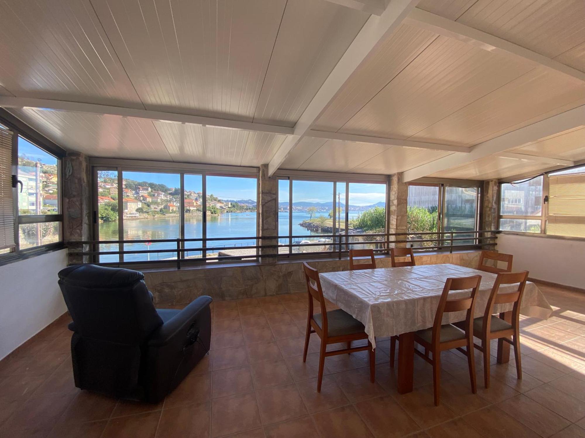 Casa Con Terraza Villa Pontevedra Luaran gambar